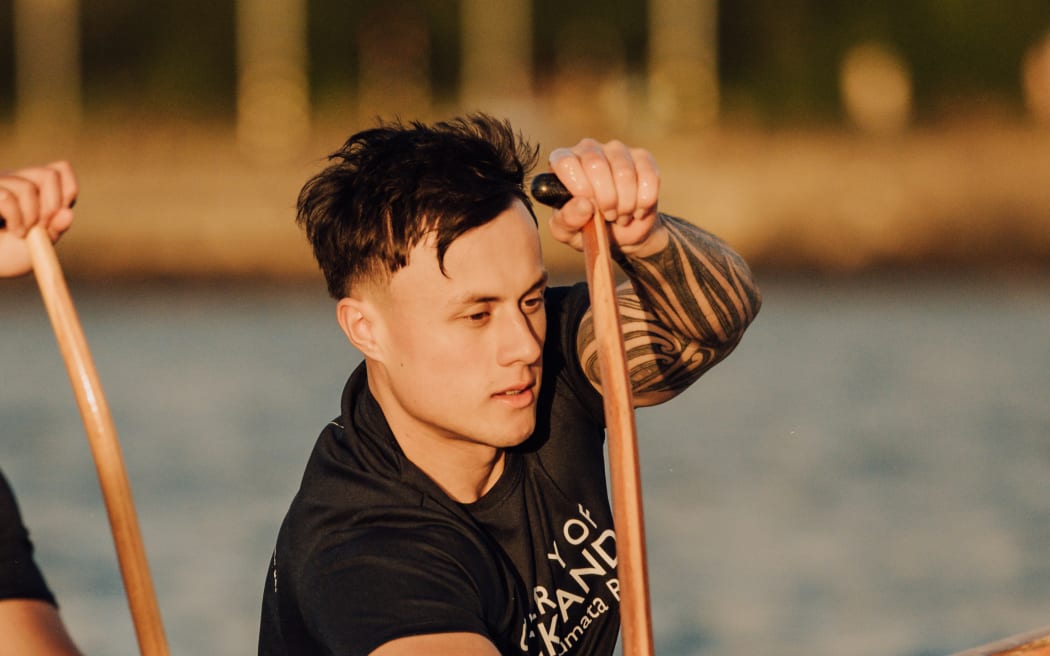 Sonny Vercoe - Auckland Uni waka ama paddler