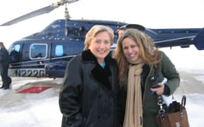 Hilary Clinton and Amy Chozick