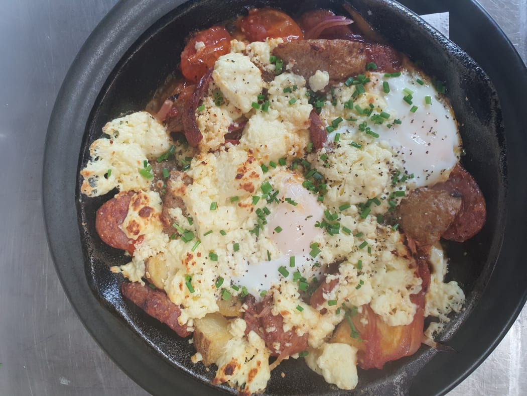 Double Shot café in Taupo - Baked Eggs