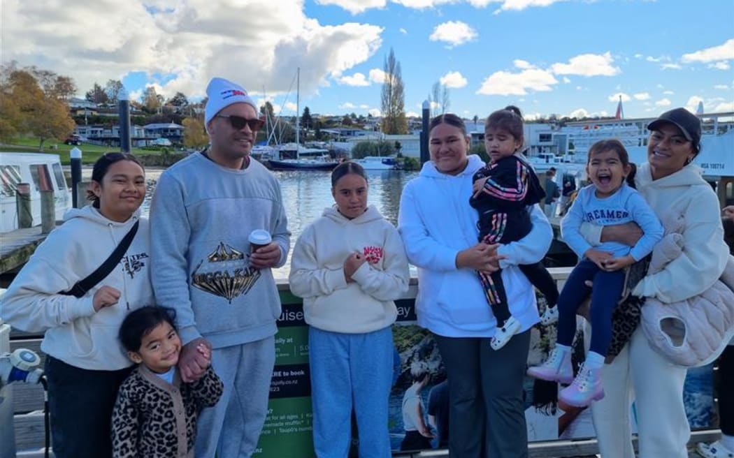 Raymond Kahia and his family.
