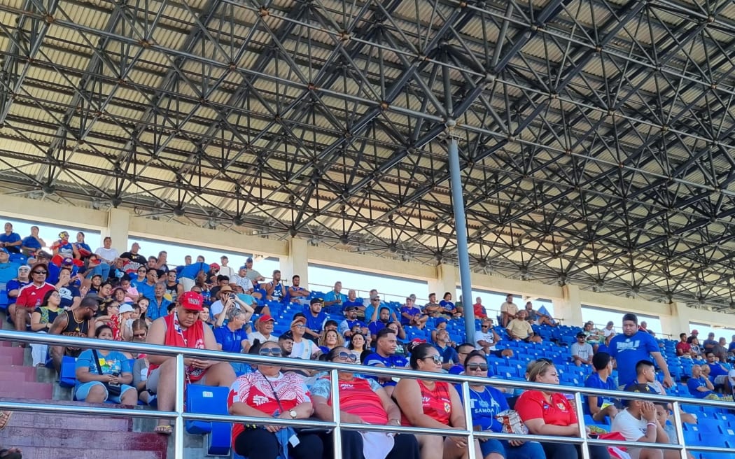 Manu Samoa and Tonga supporters turned up to cheer on their sides.