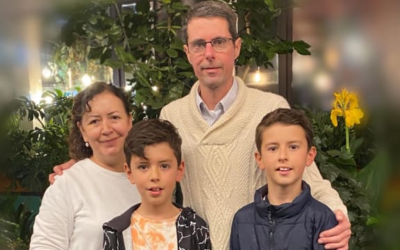 Graham and Mery Brooke-Smith with their two sons.