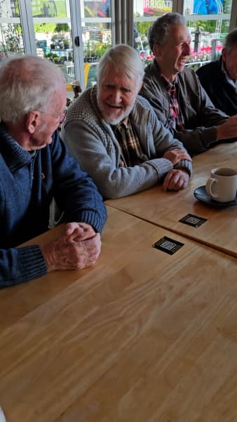 Neil McAndrew is an active member of various clubs and friendship groups.