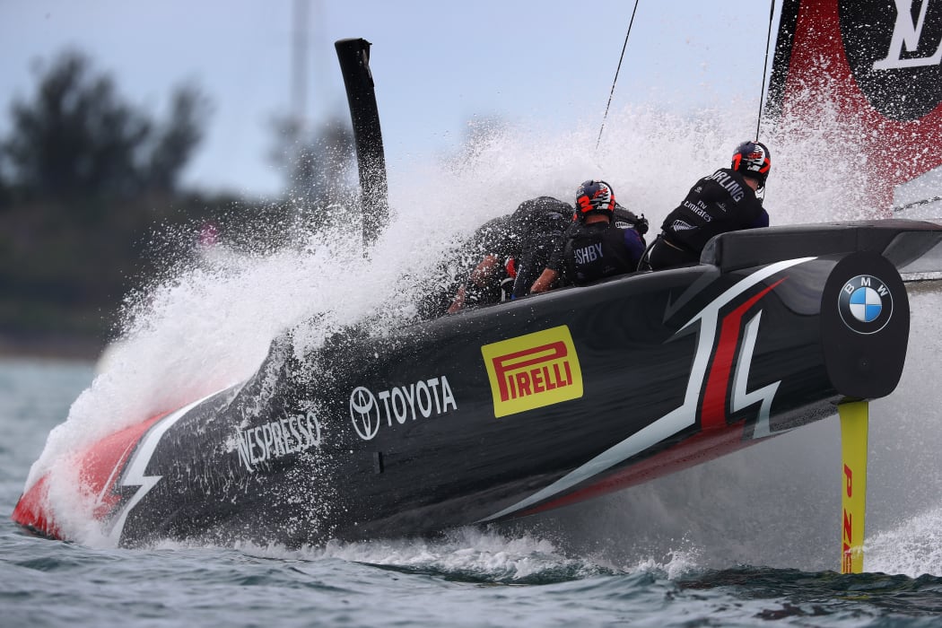 Emirates Team New Zealand in action on 24 June, 2017.