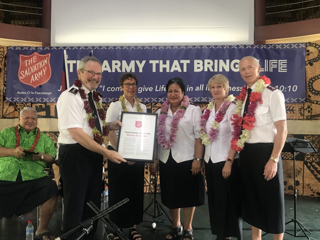 Salvation Army welcomed in Samoa.