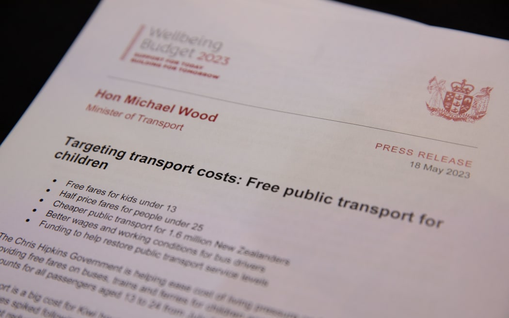 Wellbeing Budget 2023.