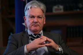250614. Photo Diego Opatowski / RNZ. Leader profiles. Peter Dunne, leader of the United Future political party.