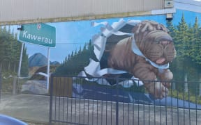 Mural in Kawerau