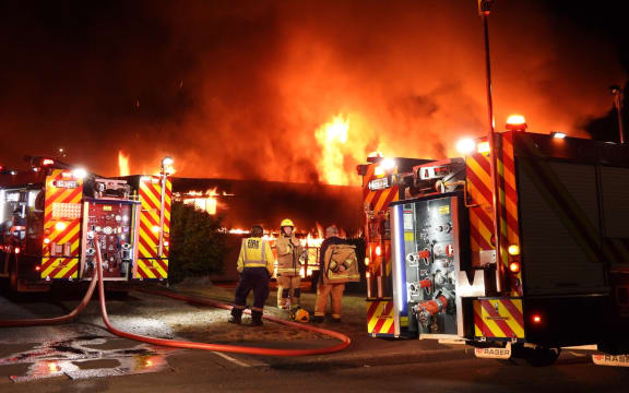 Kaiapoi factory fire