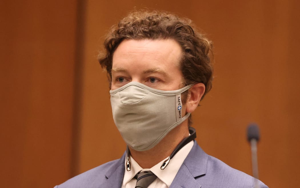 Actor Danny Masterson is arraigned on three rape charges in separate incidents in 2001 and 2003, at Los Angeles Superior Court, Los Angeles, California, September 18, 2020. The 44-year-old actor known for appearing on "That '70s Show" and "The Ranch" was ordered on September 18, 2020 to return to court October 19 for arraignment. (Photo by LUCY NICHOLSON / POOL / AFP)