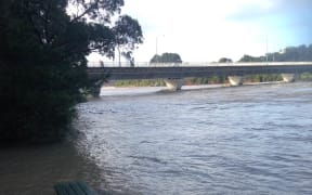 Manawatu River at the Esplanade in Palmerston North