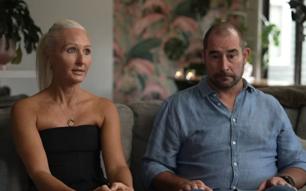 Michelle and Mark Jones are vehemently opposed to the Nana hostel reopening.  (ABC News)