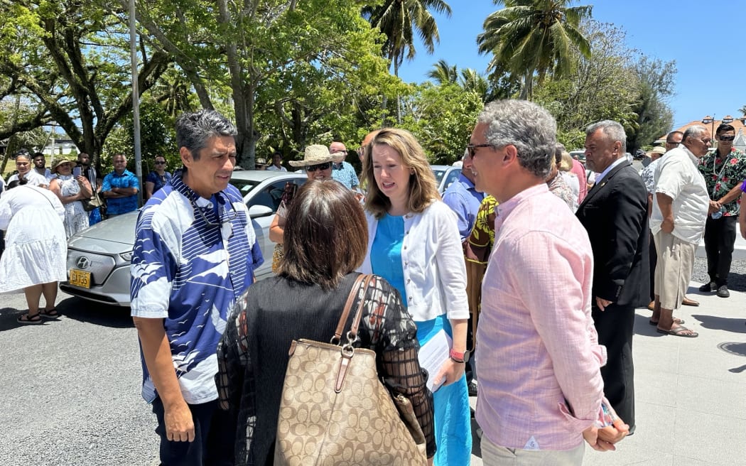 A number of Pacific leaders have attended a church service together on the eve of the 52nd Pacific Islands Forum in Sunday local time at the Avarua Cook Island's Christian Church in Rarotonga. 5 November 2023.
