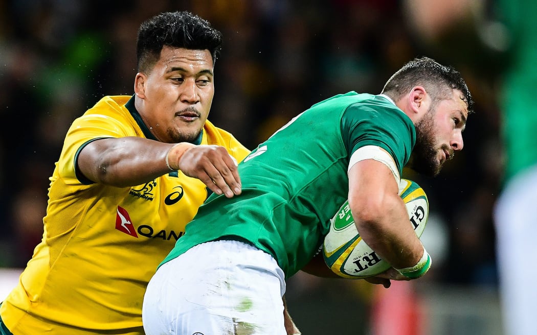 Wallabies hooker Brandon Paenga-Amosa.