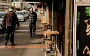 Cuba Street - Wellington in alert level 2 on 24 June 2021