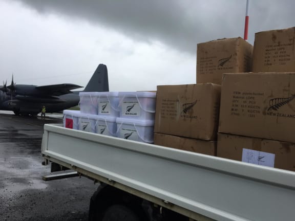 New Zealand Aid to Vanuatu post-cyclones Judy and Kevin.