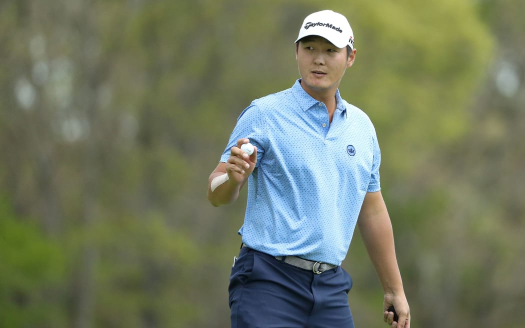 Danny Lee during his first round of the 2019 PGA Championship at Bethpage Black in New York.