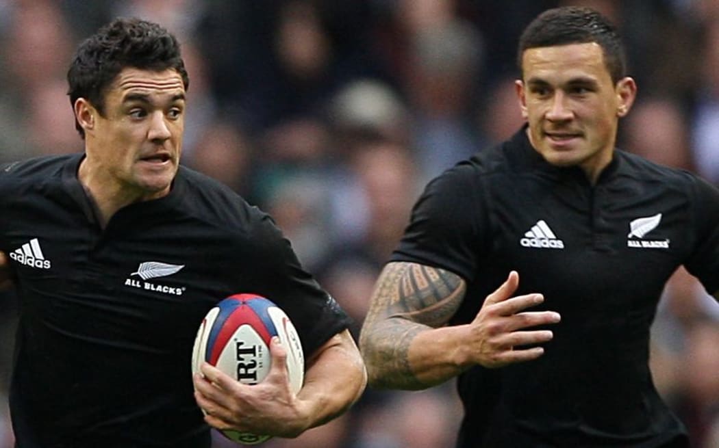 Dan Carter and Sonny Bill Williams, 2010.