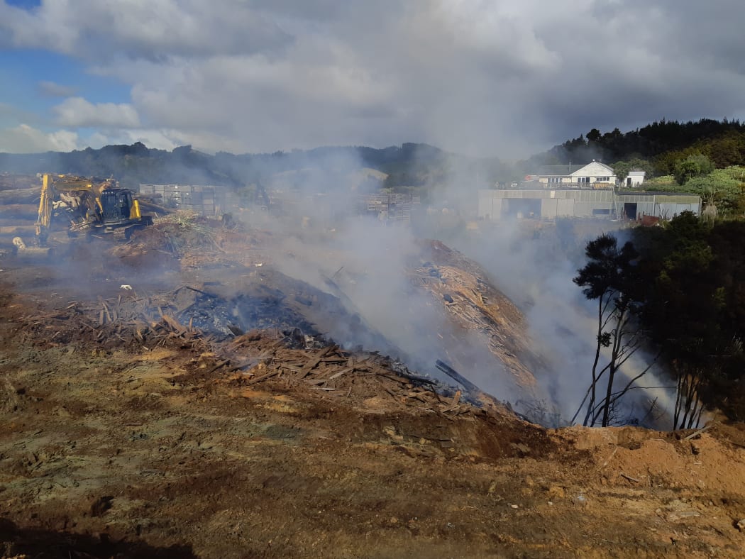 Fire at Pataua North Road.