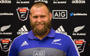 All Black Joe Moody speaks to media ahead of this weekends match against Wales. 9 June 2016.