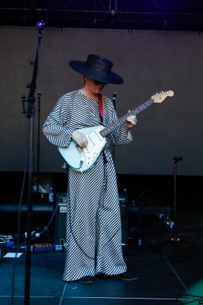 Connan Mockasin in his 'Hamburgler' outfit.