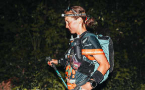 Molly Spark competing in Ecuador.