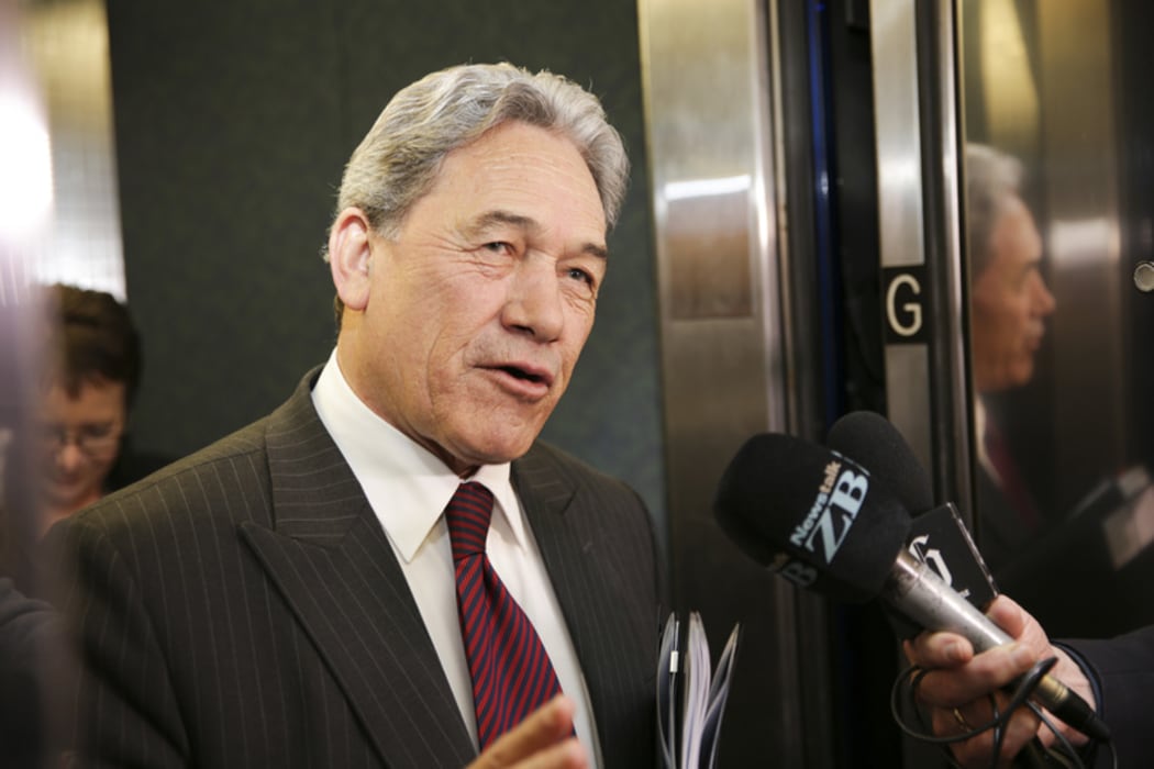 Winston Peters after NZ First/Labour meeting