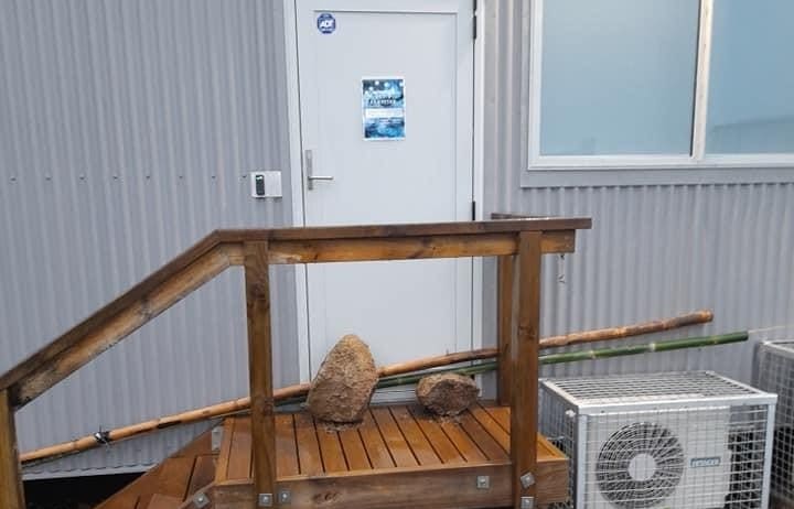 Kaitaia Oranga Tamariki office doors were barricaded shut by a protester from United Families 4 Justice.