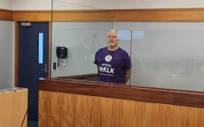 Barry Young, 56, in Wellington District Court on Monday morning.