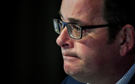 Victoria Premier Daniel Andrews speaks during a press conference in Melbourne on September 26, 2020 as the state government battles criticism of its handling of city's second wave of the COVID-19 coronavirus.