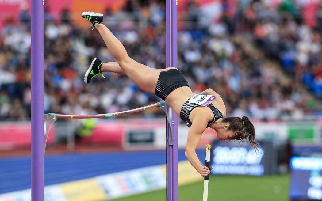 Olivia McTaggart at the Birmingham 2022 Commonwealth Games.