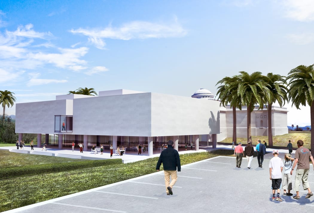 Artist’s impression of the proposed new wing of the Sarjeant Gallery, Whanganui.
