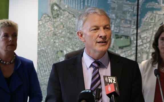Phil Goff announcing Bill Cashmore as Deputy Mayor