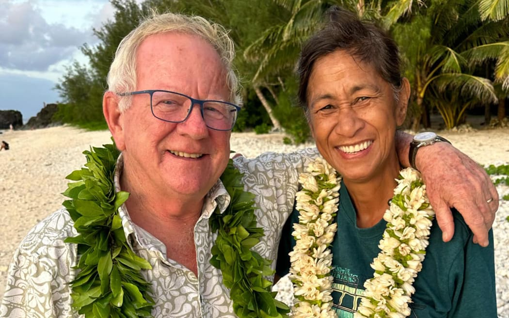 Ewan Smith with his wife Fenny