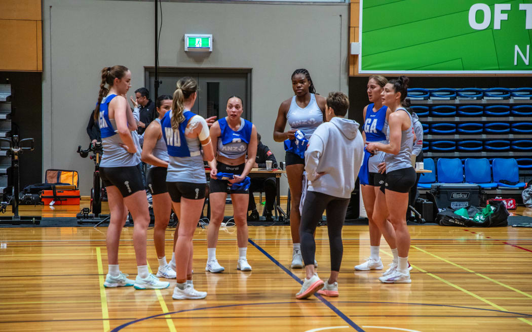 Silver Ferns training