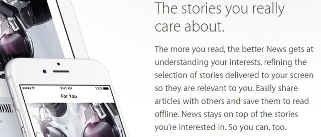How Apple advertises its new 'Apple News' app to consumers