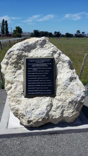 The memorial for the 11 people killed in a hot air balloon crash.
