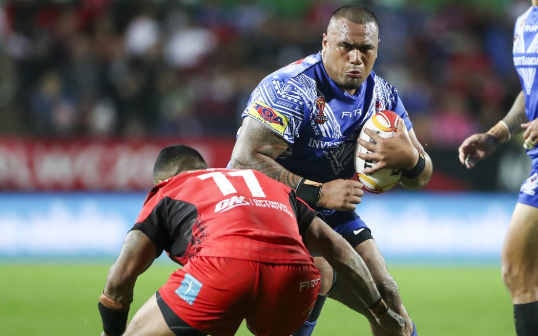 Samoa captain Junior Paulo.