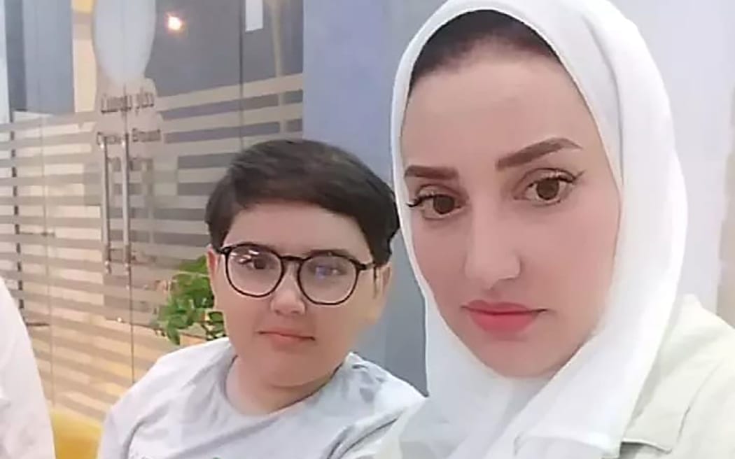 Yamen Al-Najjar and Haifa
Caption:	Yamen (left) and his mother Haifa (right) have been in Jerusalem for two years, separated from the rest of their family who are displaced in Gaza.
Mandatory Credit:	Courtesy Al-Najjar family via CNN Newsource