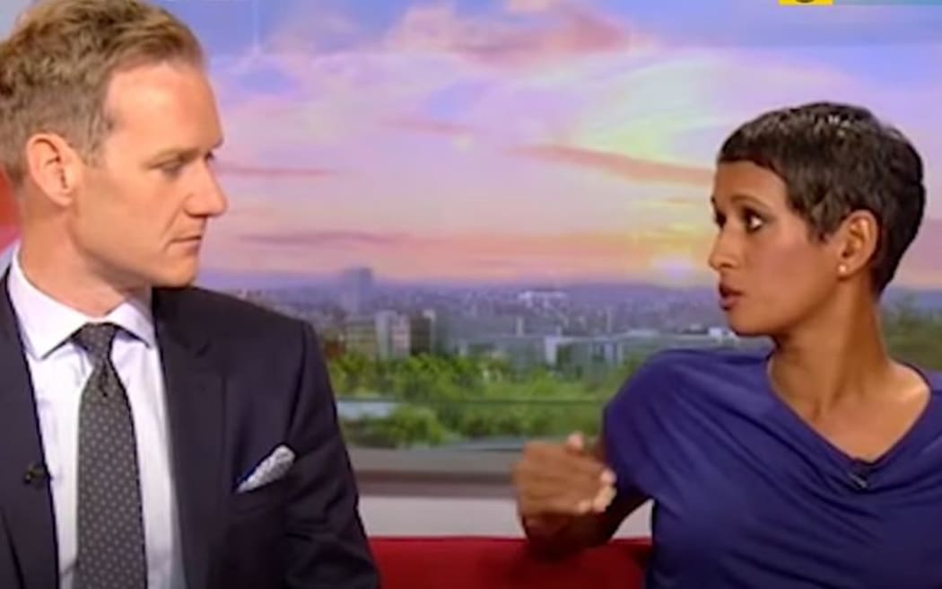 BBC Breakfast presenters Dan Walker and Naga Munchetty