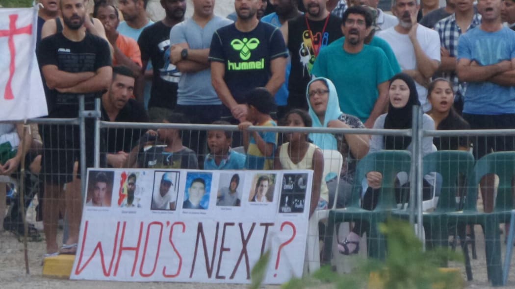 Protest on Nauru