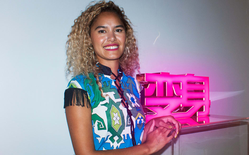 Artist Jade Townsend, recently returned from a three-month residency in Beijing.