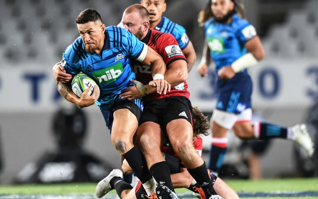 Blues midfielder Sonny Bill Williams