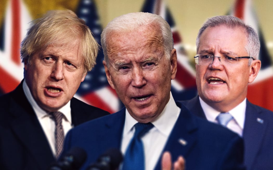 The leaders of the UK, US and Australia have signed a new security pact - AUKUS