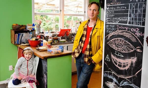 Mark Amery in his beloved yellow leather jacket.