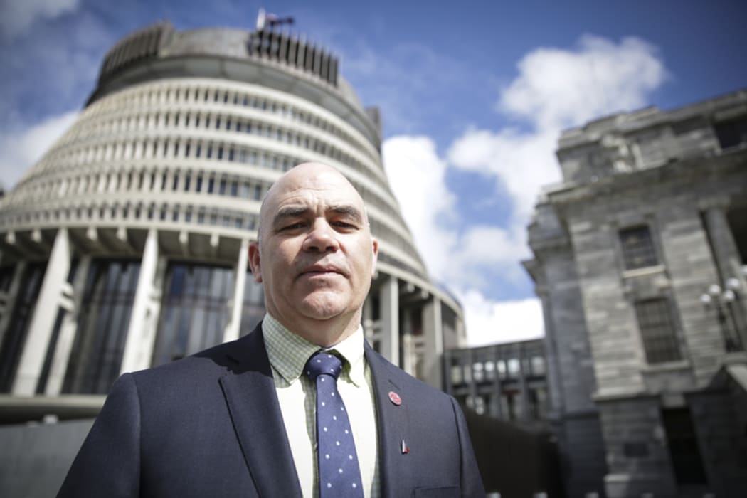 20092016 Photo: Rebekah Parsons-King. Sister of Mercy held a Hikoi outside Parliament today around the nations issue with homelessness. Richard Kerr-Bell, Maori advisory to the Sisters of Mercy.