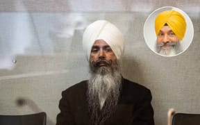 Auckland-based Sikh religious leader Gurinderpal Brar was last year found guilty of orchestrating the knife attack on radio host Harnek Singh (inset).