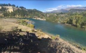 Clutha river near where the crash happened.