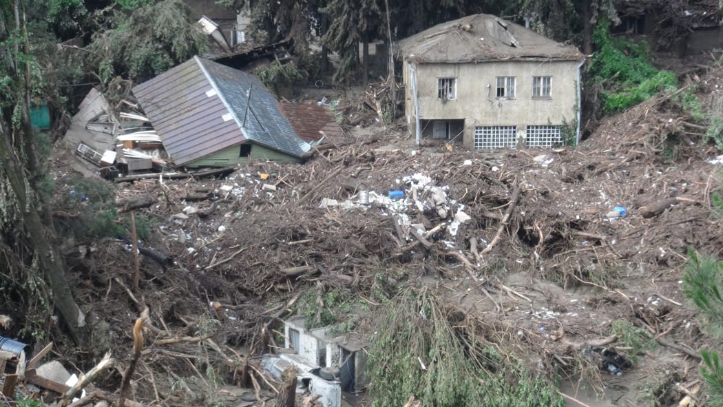 Flooding in Tbilisi.