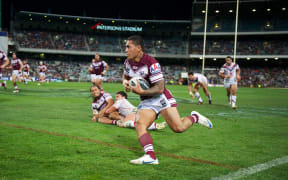 Jorge Taufua has played for Manly since 2012.